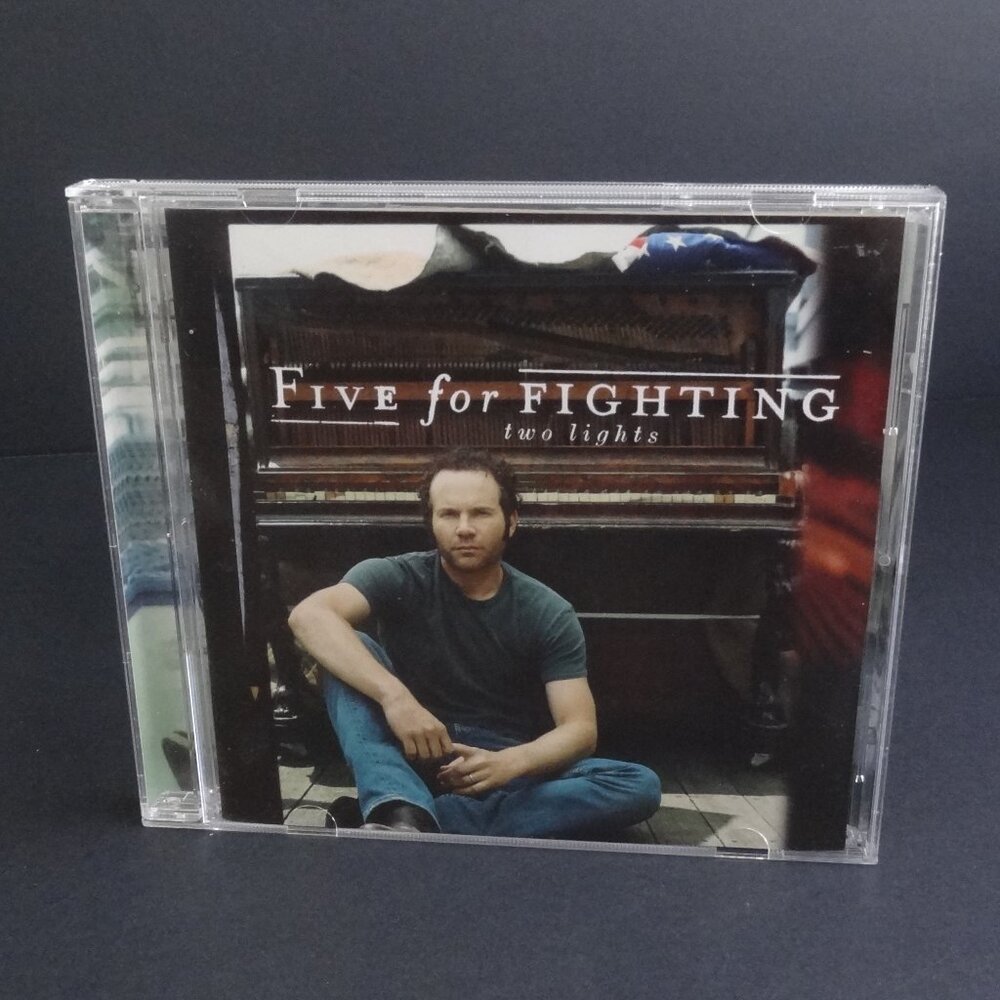 FIVE for FIGHTING ~ Two Lights ~ CD Disc & LYRICS ~ Like NEW